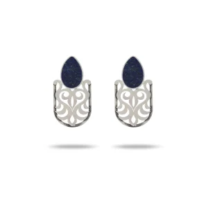 گوشواره ثمین لاجورد